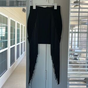 Gold Label Wow Couture fringe skirt